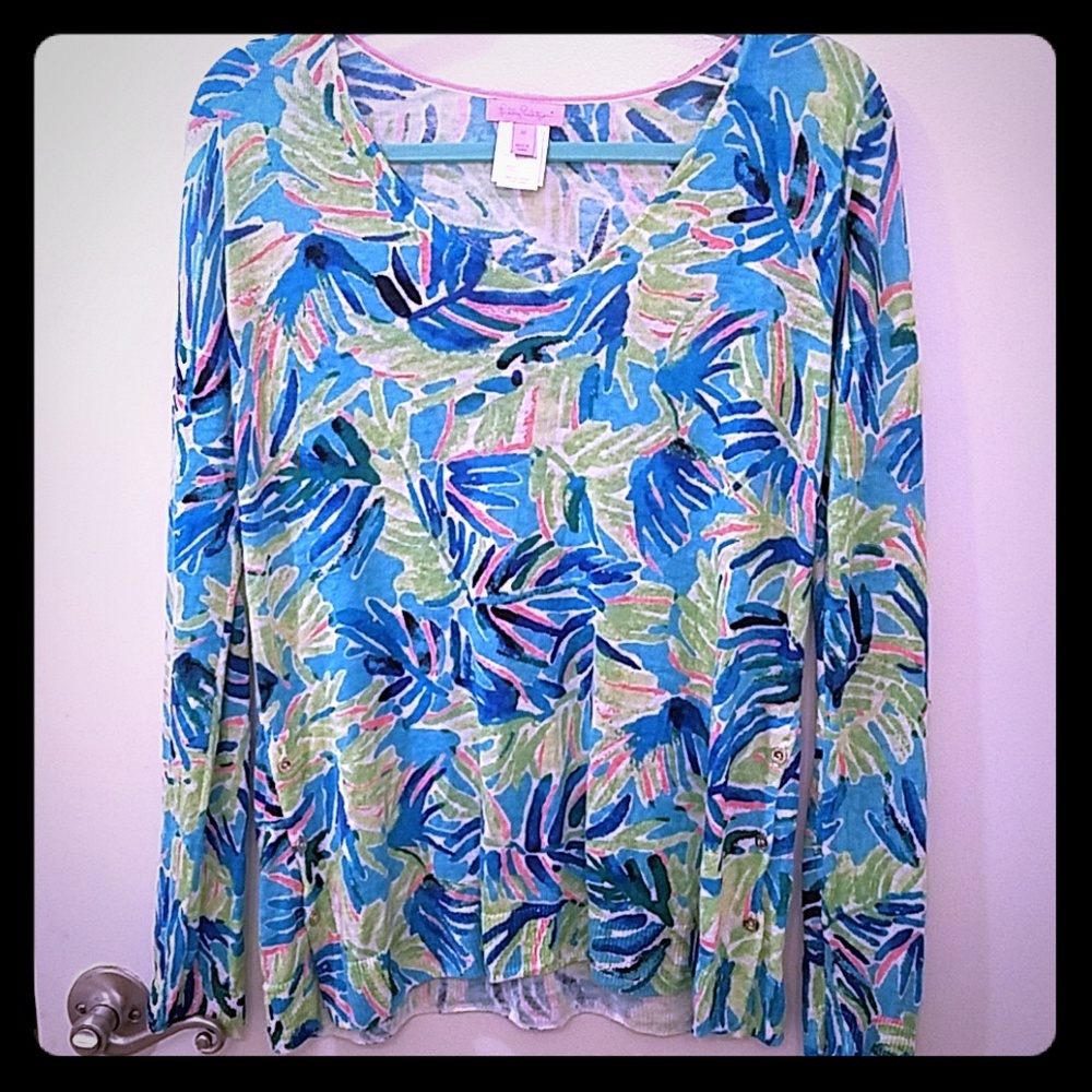 Lilly Pulitzer Linen Sweater